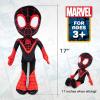 imageJay Franco Marvel Spidey and His Amazing Friends Miles Morales Pillow Buddy  Super Soft Polyester Microfiber 17 inches Official Marvel ProductBlack  Miles Morales