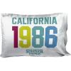 imageJay Franco Stranger Things California 1986 1 Single Reversible Pillowcase  DoubleSided Kids Super Soft BeddingWhite  Stranger Things