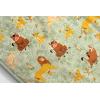 imageDisney Lion King Plush Throw Blanket  Measures 40 x 50 Inches  Super Soft Lightweight Fleece Safari Animals Bedding with Simba