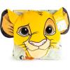 imageDisney Lion King Simba Nogginz Set  40 x 50 Inch Lightweight Travel Throw Blanket ampamp Plush Pillow with  Kids Super Soft 2 Piece Safari Animals Bedding Set