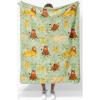 imageDisney Lion King Plush Throw Blanket  Measures 40 x 50 Inches  Super Soft Lightweight Fleece Safari Animals Bedding with Simba