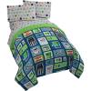imageJay Franco Marvel Super Hero Adventures Double Team 4 Piece Twin Bed Set  Includes Reversible Comforter ampamp Sheet Set Bedding Features Avengers  Super Soft Fade Resistant MicrofiberMulti  Minecraft
