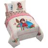 imageJay Franco Disney Moana Queen Comforter Set  7 Piece Bedding Includes Sheet Set ampamp Pillow Covers  Super Soft Floral Kids BeddingBeige  Moana