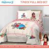 imageJay Franco Disney Moana Queen Comforter Set  7 Piece Bedding Includes Sheet Set ampamp Pillow Covers  Super Soft Floral Kids BeddingBeige  Moana