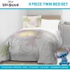 imageJay Franco Disney Moana Queen Comforter Set  7 Piece Bedding Includes Sheet Set ampamp Pillow Covers  Super Soft Floral Kids BeddingBeige  Stitch