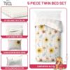 imageJay Franco Disney Moana Queen Comforter Set  7 Piece Bedding Includes Sheet Set ampamp Pillow Covers  Super Soft Floral Kids BeddingBeige  Winnie the Pooh