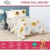 imageJay Franco Disney Moana Queen Comforter Set  7 Piece Bedding Includes Sheet Set ampamp Pillow Covers  Super Soft Floral Kids BeddingBeige  Winnie the Pooh