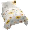 imageJay Franco Disney Moana Queen Comforter Set  7 Piece Bedding Includes Sheet Set ampamp Pillow Covers  Super Soft Floral Kids BeddingBeige  Winnie the Pooh