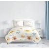 imageJay Franco Disney Moana Queen Comforter Set  7 Piece Bedding Includes Sheet Set ampamp Pillow Covers  Super Soft Floral Kids BeddingBeige  Winnie the Pooh