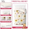 imageJay Franco Disney Moana Queen Comforter Set  7 Piece Bedding Includes Sheet Set ampamp Pillow Covers  Super Soft Floral Kids BeddingBeige  Winnie the Pooh