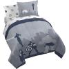 imageJay Franco Disney Moana Queen Comforter Set  7 Piece Bedding Includes Sheet Set ampamp Pillow Covers  Super Soft Floral Kids BeddingBlue  Avengers 01