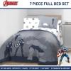 imageJay Franco Disney Moana Queen Comforter Set  7 Piece Bedding Includes Sheet Set ampamp Pillow Covers  Super Soft Floral Kids BeddingBlue  Avengers 01