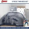 imageJay Franco Disney Moana Queen Comforter Set  7 Piece Bedding Includes Sheet Set ampamp Pillow Covers  Super Soft Floral Kids BeddingBlue  Avengers 01