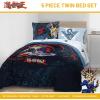 imageJay Franco Disney Moana Queen Comforter Set  7 Piece Bedding Includes Sheet Set ampamp Pillow Covers  Super Soft Floral Kids BeddingBlue  Yu Gi Oh