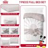 imageJay Franco Disney Moana Queen Comforter Set  7 Piece Bedding Includes Sheet Set ampamp Pillow Covers  Super Soft Floral Kids BeddingGrey  Mickey Mouse