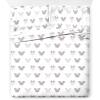 imageJay Franco Disney Moana Queen Comforter Set  7 Piece Bedding Includes Sheet Set ampamp Pillow Covers  Super Soft Floral Kids BeddingGrey  Mickey and Minnie
