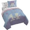 imageJay Franco Disney Moana Queen Comforter Set  7 Piece Bedding Includes Sheet Set ampamp Pillow Covers  Super Soft Floral Kids BeddingGrey  Mickey and Minnie