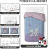 imageJay Franco Disney Moana Queen Comforter Set  7 Piece Bedding Includes Sheet Set ampamp Pillow Covers  Super Soft Floral Kids BeddingGrey  Mickey and Minnie