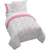 imageJay Franco Disney Moana Queen Comforter Set  7 Piece Bedding Includes Sheet Set ampamp Pillow Covers  Super Soft Floral Kids BeddingGrey  Minnie Mouse