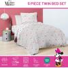 imageJay Franco Disney Moana Queen Comforter Set  7 Piece Bedding Includes Sheet Set ampamp Pillow Covers  Super Soft Floral Kids BeddingGrey  Minnie Mouse