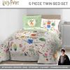 imageJay Franco Disney Moana Queen Comforter Set  7 Piece Bedding Includes Sheet Set ampamp Pillow Covers  Super Soft Floral Kids BeddingMulti  Harry Potter 01
