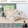 imageJay Franco Disney Moana Queen Comforter Set  7 Piece Bedding Includes Sheet Set ampamp Pillow Covers  Super Soft Floral Kids BeddingMulti  Harry Potter 01