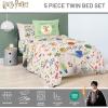 imageJay Franco Disney Moana Queen Comforter Set  7 Piece Bedding Includes Sheet Set ampamp Pillow Covers  Super Soft Floral Kids BeddingMulti  Harry Potter 01