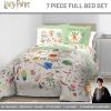 imageJay Franco Disney Moana Queen Comforter Set  7 Piece Bedding Includes Sheet Set ampamp Pillow Covers  Super Soft Floral Kids BeddingMulti  Harry Potter 01