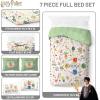 imageJay Franco Disney Moana Queen Comforter Set  7 Piece Bedding Includes Sheet Set ampamp Pillow Covers  Super Soft Floral Kids BeddingMulti  Harry Potter 01