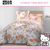 imageJay Franco Disney Moana Queen Comforter Set  7 Piece Bedding Includes Sheet Set ampamp Pillow Covers  Super Soft Floral Kids BeddingMulti  Hello Kitty