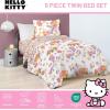 imageJay Franco Disney Moana Queen Comforter Set  7 Piece Bedding Includes Sheet Set ampamp Pillow Covers  Super Soft Floral Kids BeddingMulti  Hello Kitty