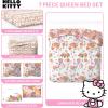 imageJay Franco Disney Moana Queen Comforter Set  7 Piece Bedding Includes Sheet Set ampamp Pillow Covers  Super Soft Floral Kids BeddingMulti  Hello Kitty