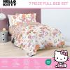 imageJay Franco Disney Moana Queen Comforter Set  7 Piece Bedding Includes Sheet Set ampamp Pillow Covers  Super Soft Floral Kids BeddingMulti  Hello Kitty