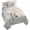 imageJay Franco Disney Moana Queen Comforter Set  7 Piece Bedding Includes Sheet Set ampamp Pillow Covers  Super Soft Floral Kids BeddingMulti  Nightmare Before Christmas