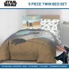 imageJay Franco Disney Moana Queen Comforter Set  7 Piece Bedding Includes Sheet Set ampamp Pillow Covers  Super Soft Floral Kids BeddingMulti  Star Wars 02