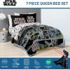 imageJay Franco Disney Moana Queen Comforter Set  7 Piece Bedding Includes Sheet Set ampamp Pillow Covers  Super Soft Floral Kids BeddingMulti  Star Wars 01