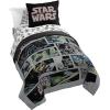 imageJay Franco Disney Moana Queen Comforter Set  7 Piece Bedding Includes Sheet Set ampamp Pillow Covers  Super Soft Floral Kids BeddingMulti  Star Wars 01