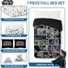 imageJay Franco Disney Moana Queen Comforter Set  7 Piece Bedding Includes Sheet Set ampamp Pillow Covers  Super Soft Floral Kids BeddingMulti  Star Wars 01