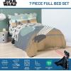 imageJay Franco Disney Moana Queen Comforter Set  7 Piece Bedding Includes Sheet Set ampamp Pillow Covers  Super Soft Floral Kids BeddingMulti  Star Wars 02