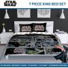 imageJay Franco Disney Moana Queen Comforter Set  7 Piece Bedding Includes Sheet Set ampamp Pillow Covers  Super Soft Floral Kids BeddingMulti  Star Wars 01