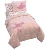 imageJay Franco Disney Moana Queen Comforter Set  7 Piece Bedding Includes Sheet Set ampamp Pillow Covers  Super Soft Floral Kids BeddingPink  Minnie Mouse 01