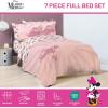 imageJay Franco Disney Moana Queen Comforter Set  7 Piece Bedding Includes Sheet Set ampamp Pillow Covers  Super Soft Floral Kids BeddingPink  Minnie Mouse 01