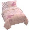 imageJay Franco Disney Moana Queen Comforter Set  7 Piece Bedding Includes Sheet Set ampamp Pillow Covers  Super Soft Floral Kids BeddingPink  Minnie Mouse 01