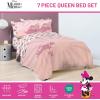 imageJay Franco Disney Moana Queen Comforter Set  7 Piece Bedding Includes Sheet Set ampamp Pillow Covers  Super Soft Floral Kids BeddingPink  Minnie Mouse 01