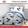 imageJay Franco Disney Moana Queen Comforter Set  7 Piece Bedding Includes Sheet Set ampamp Pillow Covers  Super Soft Floral Kids BeddingWhite  Mickey Mouse
