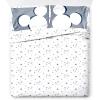 imageJay Franco Disney Moana Queen Comforter Set  7 Piece Bedding Includes Sheet Set ampamp Pillow Covers  Super Soft Floral Kids BeddingWhite  Mickey Mouse