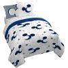 imageJay Franco Disney Moana Queen Comforter Set  7 Piece Bedding Includes Sheet Set ampamp Pillow Covers  Super Soft Floral Kids BeddingWhite  Mickey Mouse