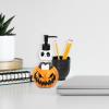 imageJay Franco Disney Nightmare Before Christmas Bathroom Soap Dispenser Set  2 Piece Black and White Collection Includes Resin Lotion Pump and Tumbler Cup  Bathroom Dcor