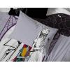 imageJay Franco Disney Nightmare Before Christmas Gothic Romance Queen Sheet Set 4 Piece Set Super Soft and Cozy Kids Bedding Features Jack Skellington ampamp Sally  Microfiber Sheets Official Disney ProductWhite  Nightmare Before Christmas