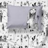 imageJay Franco Disney Nightmare Before Christmas Gothic Romance Queen Sheet Set 4 Piece Set Super Soft and Cozy Kids Bedding Features Jack Skellington ampamp Sally  Microfiber Sheets Official Disney ProductWhite  Nightmare Before Christmas